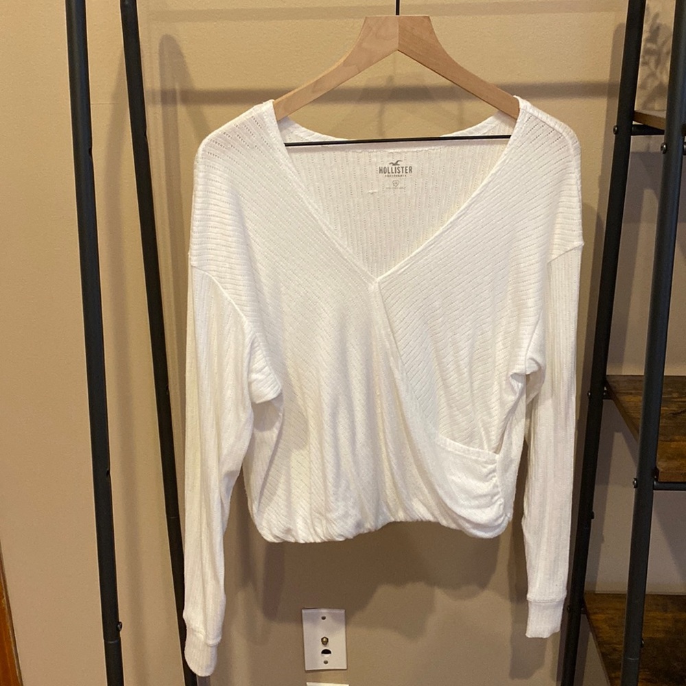 White Hollister Sweater